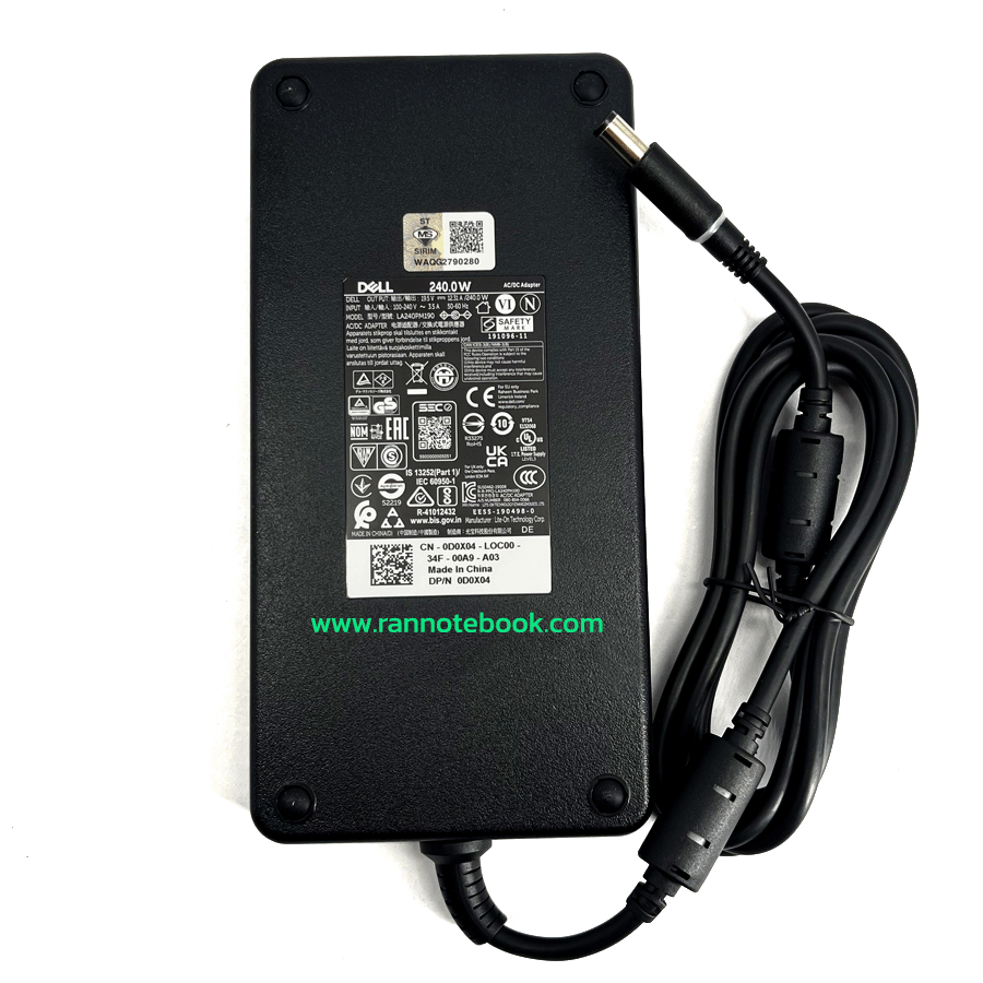 Adapter Dell Precision M6600 M6700 M6800 สายชาร์จ แท้ศูนย์ Dell