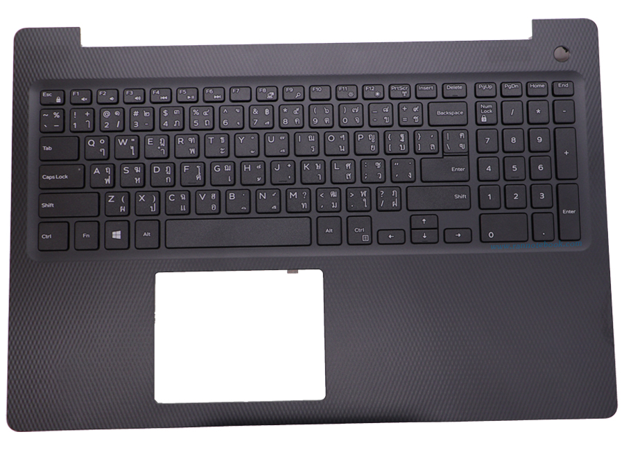 Palmrest Keyboard Dell Inspiron 3593 แท้ ไทย อังกฤษ ราคาพิเศษ บอดี้พร้อม คีย์บอร์ด โน๊ตบุ๊ค Dell 3593 แป้นพิมพ์ ตรงรุ่น ตรงสเปค รับประกันศูนย์ Dell Thailand