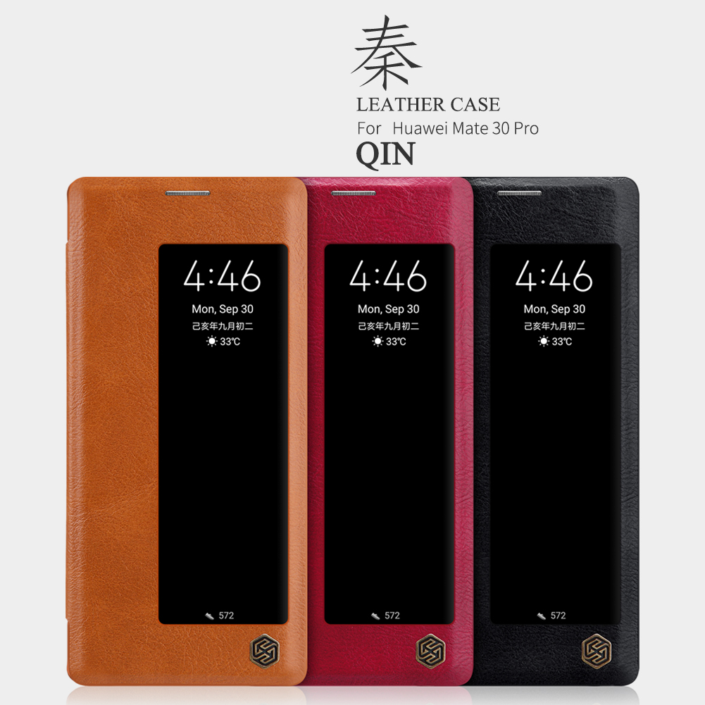 Case Huawei Mate 30 Pro / Pre-order * NILLKIN Qin ทำจากหนัง PU คุณภาพดี + วัสดุพลาสติก *