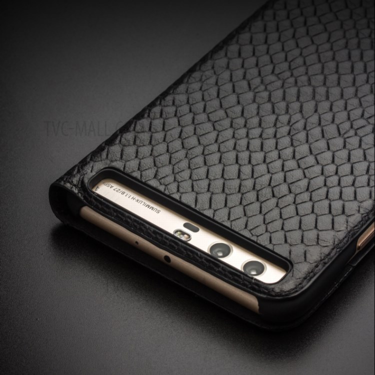 Case Huawei P10 Plus / Pre-order * QIALINO เคสหนังแท้ ฟังก์ชั่นปลุก / นอนหลับอัตโนมัติ *