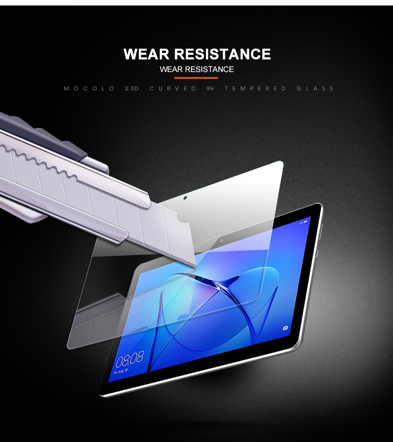 กระจกนิรภัย Huawei MediaPad T3 10 / Pre-order * MOCOLO ทำจากกระจกนิรภัยคุณภาพสูงตัวป้องกันหน้าจอนี้มีความโปร่งใสสูงและสัมผัสที่ละเอียดอ่อน *