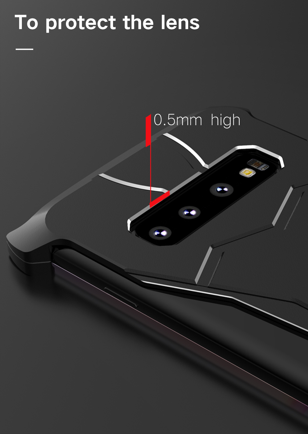 Case Samsung Galaxy S10 / Pre-Order * Panther กันกระแทกอลูมิเนียมปกหลัง วัสดุอลูมิเนียมบางพิเศษเพื่อความพอดีที่ไร้รอยต่อ *