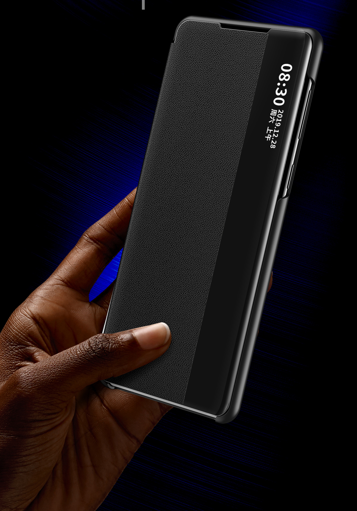 Case Samsung Galaxy A71 / Pre-order * ใหม่หน้าต่างดูยืนปกหนังสมาร์ท วัสดุที่มีคุณภาพการป้องกันเต็มรูปแบบและความรู้สึกสัมผัสที่ดี *