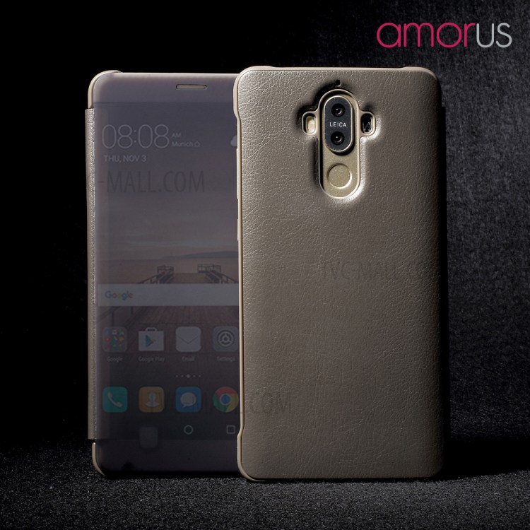 Case Huawei Mate 9 / Pre-order * AMORUS โปร่งแสงดูหน้าต่างซองหนัง *