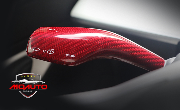 ครอบก้าน Control พวงมาลัย คาร์บอนแท้ TESLA MODEL 3 / Y