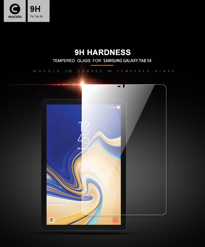 กระจกกันรอย Samsung Galaxy Tab S4 / Pre-order * MOCOLO ทำจากกระจกนิรภัยคุณภาพสูง ความโปร่งใสสูงและความรู้สึกสัมผัสที่ละเอียดอ่อน *