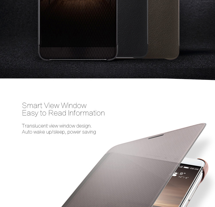 Case Huawei Mate 9 / Pre-order * AMORUS โปร่งแสงดูหน้าต่างซองหนัง *