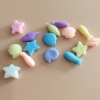 ลูกปัดท้องทะเล พาสเทล(คละแบบ/สี) 100 ชิ้น