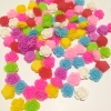 ดอกกุหลาบเรซิ้น 13 มิล (25ชิ้นคละสี)