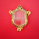 ตลับเงินลงยาใส่หลวงปู่ทิม 3 ห่วง ชุบไมครอน