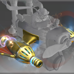 [IN-STOCK]Golden Atomic Ray Thrusters