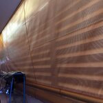 ผ้าใบชักรอกสีขุุ่น skylight solarview 5 M X 3 M ผ้าใบสีขุ่น โปร่งแสง (ไม่รวมเสาเหล็กค้ำยัน) ผ้าใบกันสาดแบบขุ่นมัว ผ้าใบกันฝนโปร่งแสง ผ้าใบม้วนกันฝนแบบขุ่น ผ้าใบม้วนกันแดดสีขุ่น สีขุ่น Sky Light Solar View