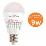 หลอดไฟ LED HOSHI E27 9W (CW) Day แสงสีขาว
