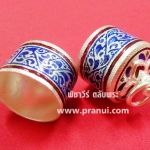 ตะกรุดเงินลงยา เงินแท้