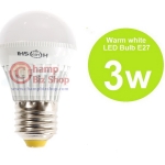 หลอดไฟ LED HOSHI E27 3W (WW) แสงสีเหลือง