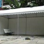 เต็นท์โกดังเก็บสินค้า กว้าง 4 เมตร ยาว 10 เมตร สูง 2.5 เมตร มีผ้าใบปิดล้อม 4 ด้าน เต็นท์ทรงโค้ง เต็นท์อุตสาหกรรม เต็นท์โรงงานเก็บสินค้า เต็นท์โกดังเช่าเก็บสินค้า