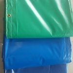 ผ้าใบกันน้ำ อย่างดี ขนาดกว้าง 4m. x ยาว 8m. ผ้าใบคลุมสินค้า ผ้าใบกันฝน ผ้าใบกันแดด ผ้าใบคูนิล่อน ผ้าใบรถบรรทุก