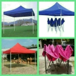 เต็นท์พับได้ 600D กว้าง2เมตร x ยาว2เมตร สูง2.2m เขียว น้ำเงิน แดง ขาว ฟ้า ชมพู 2 X 2 X 2.2M