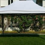 เต็นท์ประกอบ ทรงปิระมิด ขนาดกว้าง 1.5 เมตร ยาว 2 เมตร สูง 2.2 เมตร เต็นท์ทรงปิระมิด เต็นท์ทรงปั้นหยาจัดงาน เต็นท์ทรงปิระมิดจอดรถ เต็นท์ทรงปั้นหยาโกดัง Warehouse รังสิต ปทุมธานี ตลาดรังสิต ตลาดพระรูปคลอง2 เสมาฟ้าคราม เต็นท์ทรงปิะมิด ทรงปั้นหยา งานจัดเลี้ยง