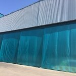 ผ้าใบชักรอกสีขุุ่น skylight solarview 2M X 1M ผ้าใบสีขุ่น โปร่งแสง (ไม่รวมเสาเหล็กค้ำยัน) ผ้าใบกันสาด ผ้าใบกันฝน ผ้าใบม้วนกันฝน ผ้าใบม้วนกันแดด สีขุ่น Sky Light Solar View