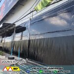 ผ้าใบชักรอกใส ขนาด 6 m x 3 m (ไม่รวมเสาเหล็กค้ำยัน) ผ้าใบสีใส โปร่งใส ผ้าใบกันสาดแบบใส ผ้าใบกันฝนโปร่งใส ผ้าใบม้วนกันฝนแบบใส ผ้าใบม้วนกันแดดสีใส clear ใส