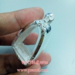 ตลับเงินขัดเงาใส่พระกริ่ง