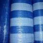 ผ้าใบ เคลือบ1ด้าน ฟ้าขาว ฟ้าล้วน ผ้าฟางริ้ว ขนาดกว้าง 2 หลา x ยาว 4 เมตร รังสิต ปทุมธานี คลุมสินค้า กันสาด กันฝุ่น กันฝน กันแดด คลุมงานก่อสร้าง น้ำหนักเบา ทนทาน