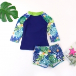 ชุดว่ายน้ำแยกชิ้น สีน้ำเงิน ไซส์ L