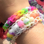 Beadsตกแต่งกำไลยาง Loom band สีพาสเทล(PB)