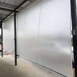 ผ้าใบชักรอกสีขุุ่น skylight solarview 6 M X 5 M ผ้าใบสีขุ่น โปร่งแสง (ไม่รวมเสาเหล็กค้ำยัน) ผ้าใบกันสาดแบบขุ่นมัว ผ้าใบกันฝนโปร่งแสง ผ้าใบม้วนกันฝนแบบขุ่น ผ้าใบม้วนกันแดดสีขุ่น สีขุ่น Sky Light Solar View