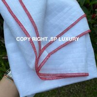 ผ้าอ้อม ผ้าสาลูผืนใหญ่ 29"x29" แดง