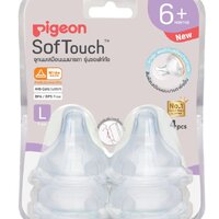 Pigeonจุกนมคอกว้างแพค4ชิ้น L