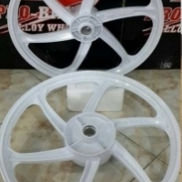 ล้อแม็ก wave125-R ใช้สายไมล์ สีขาวล้วน