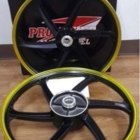 ล้อแม็ก wave125S/I ไมล์ดิจิตอล สีดำทอง