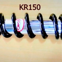 โช๊คหลัง KR150 สปริงดำแกนชุบ