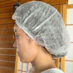 หมวกคลุมผมใยสังเคาะห์ ขนาดใหญ่ (100ชิ้น/ห่อ)