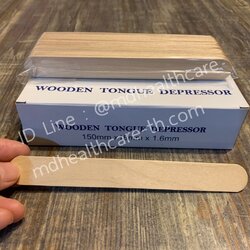 ไม้พายปาดครีม ไม้พายทาแว๊กซ์กำจัดขน ขนาด15*1.8cm (25ชิ้น)