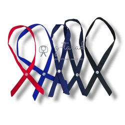 คอซอง แบบโบว์ไขว้ สำหรับนักเรียน