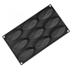 แม่พิมพ์ซิลิโคนขนม 6 ช่อง 4.5*9*2 cm 45g 007250