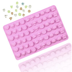 แม่พิมพ์ซิลิโคนคละลาย เล็ก ตกแต่ง 1-2g 005496