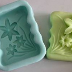 แม่พิมพ์สบู่ รูปดอกไม้ 100g