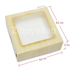 กล่องสบู่ โชว์หน้าสบู่ ลายไม้ 60 ชิ้น