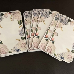 ซองใส่สบู่ลายดอกกุหลาบขนาด 9*14 cm. 100 ชิ้น