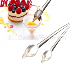 ช้อนปากแหลม 4*22 cm สำหรับตกแต่งสบู่ จาน ช็อกโกแล็ต 1 ชิ้น 006001