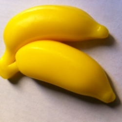 แม่พิมพ์ รูปกล้วย 2 ลูก 5 ช่อง 100g สั่งผลิตขั้นต่ำ 2 ชิ้น IJPU