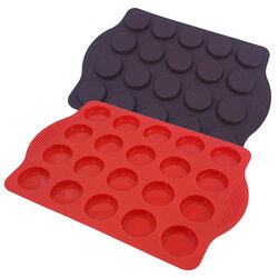 แม่พิมพ์ซิลิโคนวงกลม 10 g 20ช่อง 4*0.7 cm