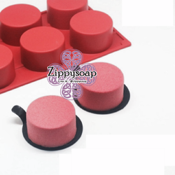 แม่พิมพ์ซิลิโคน วงกลม 6 ช่อง 5.8*3.5 cm 90-95 g 001737