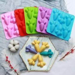 แม่พิมพ์ซิลิโคน แครอท 5* 7.5*2.5 cm 005636 สีสุ่มไม่สามารถเลือกได้ค่ะ