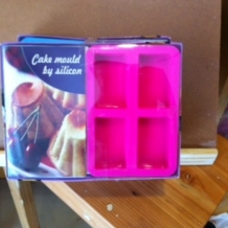 แม่พิมพ์ รูปสี่เหลี่ยมผืนผ้า 4 หลุม 2 ชิ้น