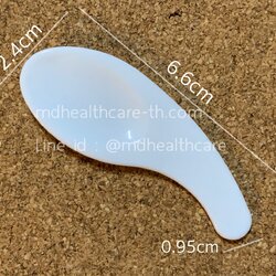 ไม้พายพลาสติก ไม้พายตักครีม ขนาด6.6*2.4cm.(100ชิ้น/ชิ้นละ1.5฿)